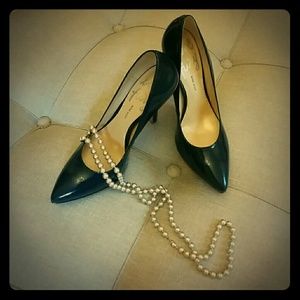 Nine West navy blue high heels size 7